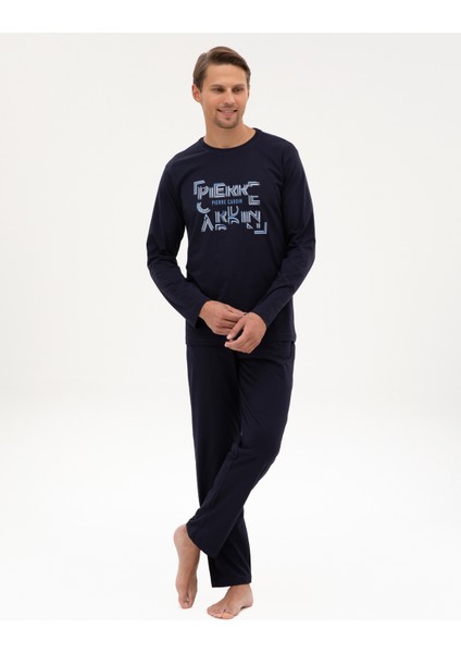 Erkek Lacivert Pijama Takımı 50322652-200