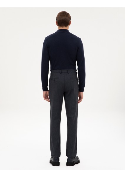 Erkek Lacivert Slim Fit Kumaş Pantolon 50313641-VR033 fırsatları