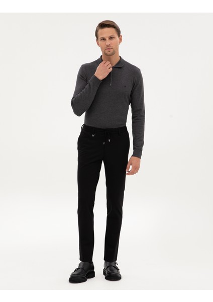 Erkek Siyah Kumaş Pantolon 50314229-VR046 modelleri