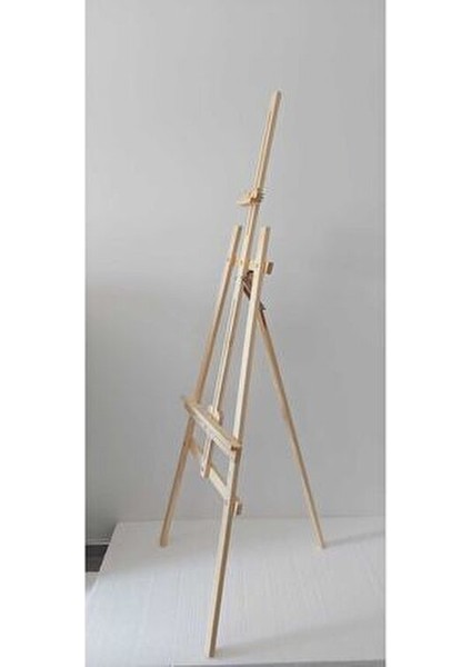 XL Kayın Şovale 60x120 cm Seramik Tablo İçin 185 cm Yükseklik Doğal Ahşap