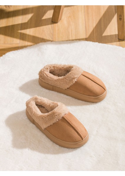 Yeni Sezon Süet Görünümlü Kadın Ev Terliği fiyatları