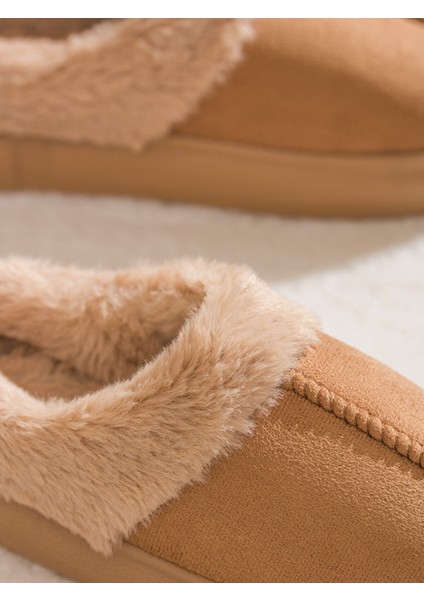 Yeni Sezon Süet Görünümlü Kadın Ev Terliği modelleri