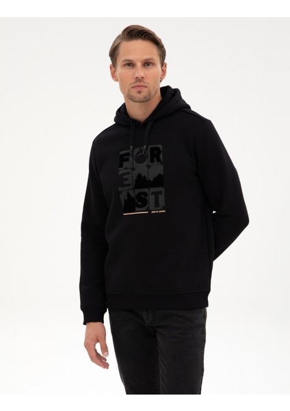 Erkek Siyah Regular Fit Sweatshirt 50315575-VR046 modelleri