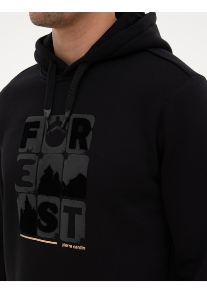 Erkek Siyah Regular Fit Sweatshirt 50315575-VR046