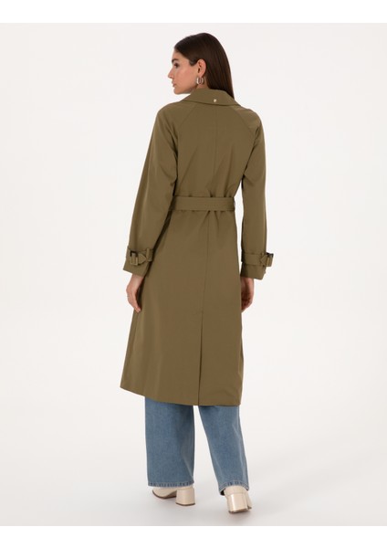 Kadın Haki Trençkot 50314043-VR027 fırsatları