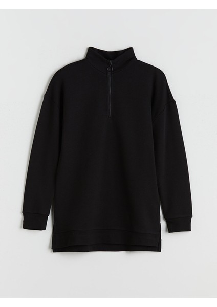 Yeni Sezon Dik Yaka Kadın Sweatshirt Tunik indirimleri