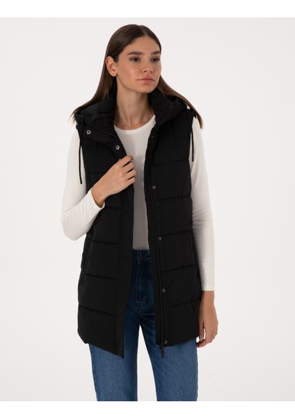 Kadın Siyah Yelek 50309044-VR046 modelleri