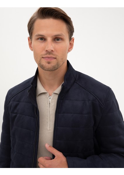 Erkek Lacivert Suni Deri Ceket 50318154-200 fiyatları