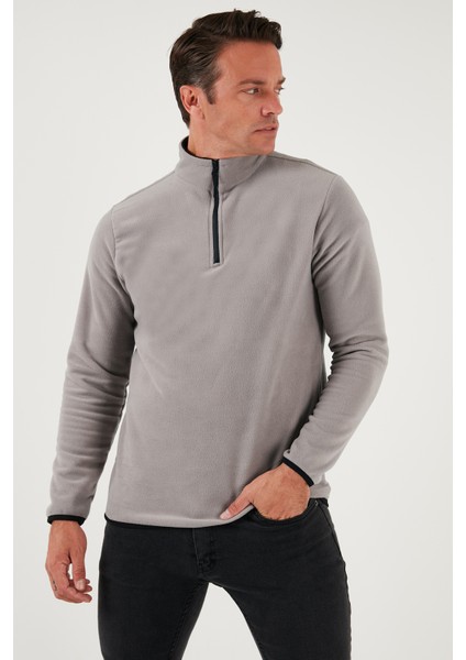 Slim Fit Yarım Fermuarlı Dik Yaka 2'li Paket Polar Erkek Polar 5906003S2 fiyatları