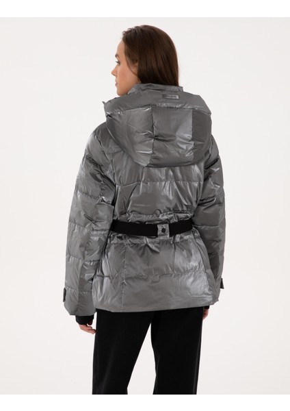 Kadın Antrasit Oversize Mont 50309048-VR006 indirimleri