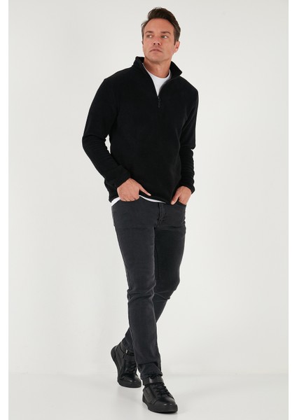 Slim Fit Yarım Fermuarlı Dik Yaka 2'li Paket Polar Erkek Polar 5906003S2 fırsatları