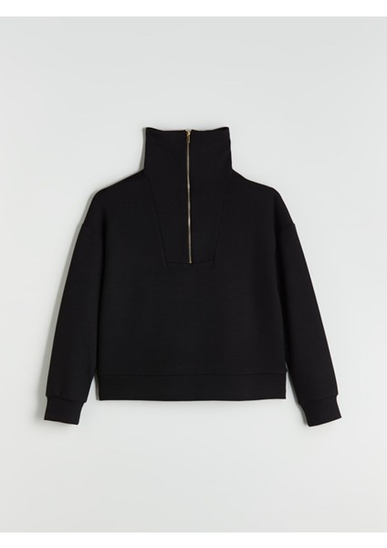 Yeni Sezon Dik Yaka Kadın Sweatshirt fırsatları