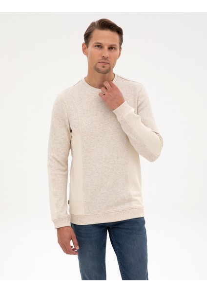 Erkek Bej Regular Fit Sweatshirt 50313991-VR011