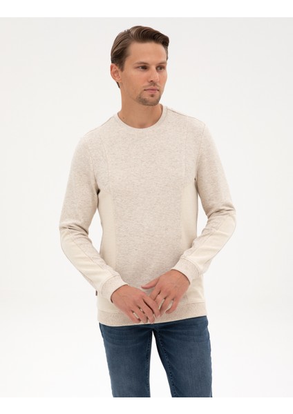 Erkek Bej Regular Fit Sweatshirt 50313991-VR011 modelleri