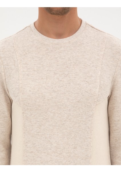 Erkek Bej Regular Fit Sweatshirt 50313991-VR011