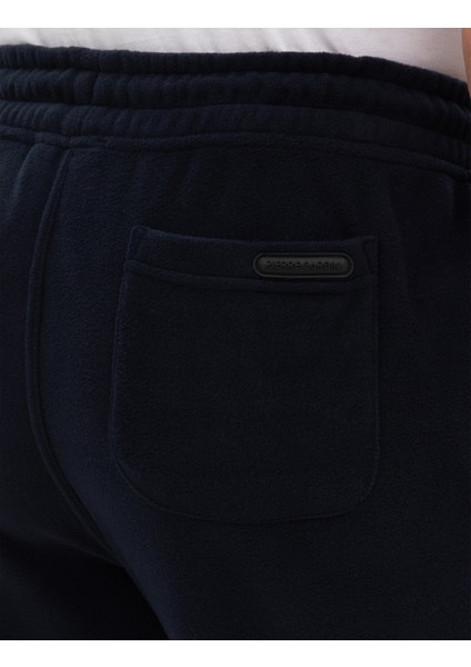 Erkek Lacivert Slim Fit Polar Eşofman Altı 50317690-VR033