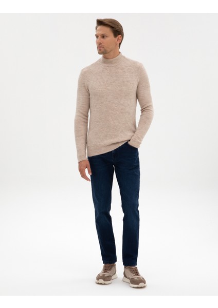 Erkek Lacivert Slim Fit Jean Pantolon 50315281-VR033 modelleri