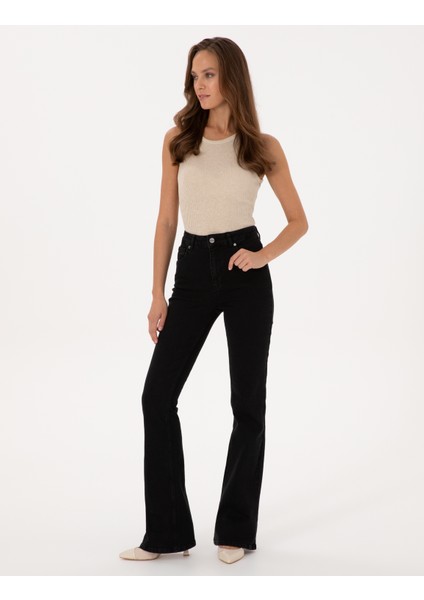 Kadın Siyah Jean Pantolon 50318044-VR046 modelleri