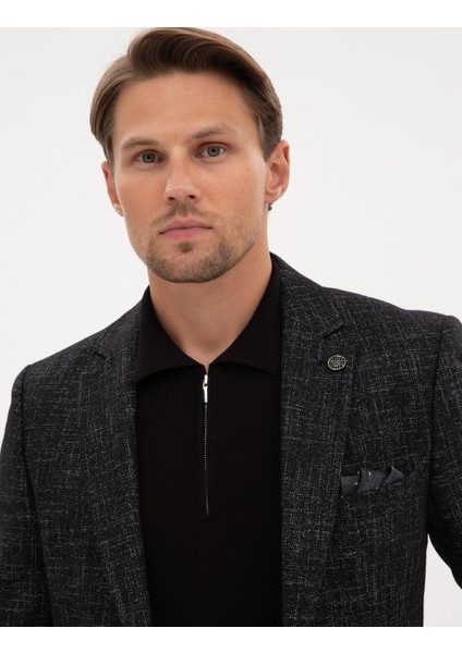 Erkek Siyah Ex. Slim Fit Ceket 50311204-VR046 fiyatları