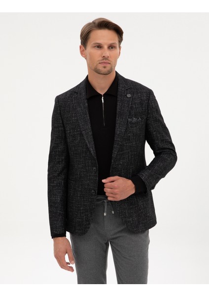Erkek Siyah Ex. Slim Fit Ceket 50311204-VR046 modelleri