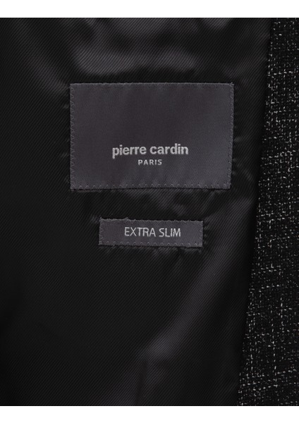 Erkek Siyah Ex. Slim Fit Ceket 50311204-VR046