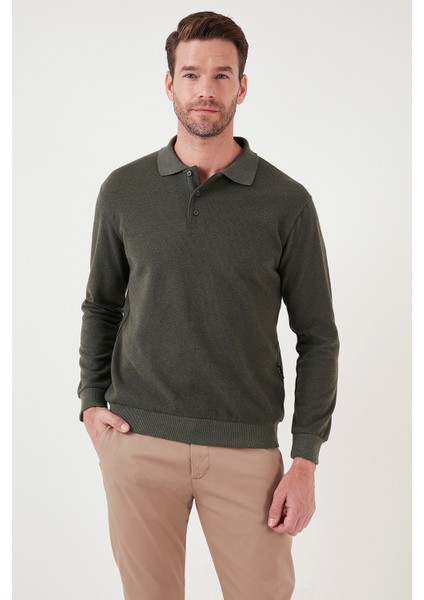 Pamuk Karışımlı Regular Fit 2'li Paket Polo Yaka Kazak Erkek Polo Yaka Kazak 456223S2 fiyatları