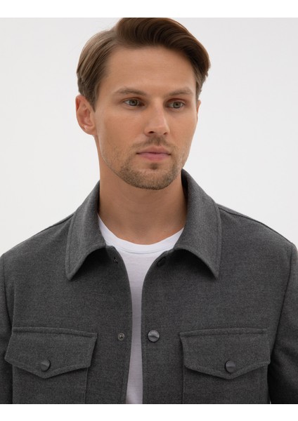 Erkek Füme Regular Fit Gömlek Ceket 50316741-VR058 fiyatları
