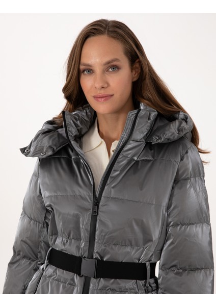 Kadın Antrasit Oversize Mont 50309048-VR006 fiyatları