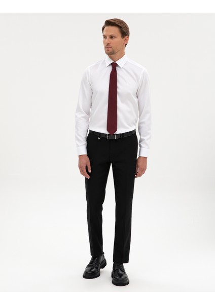 Erkek Siyah Slim Fit Kumaş Pantolon 50317637-VR046 modelleri