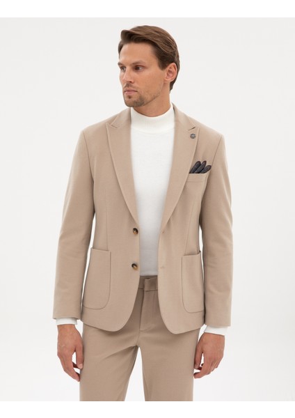 Erkek Bej Slim Fit Ceket 50317671-VR011 modelleri