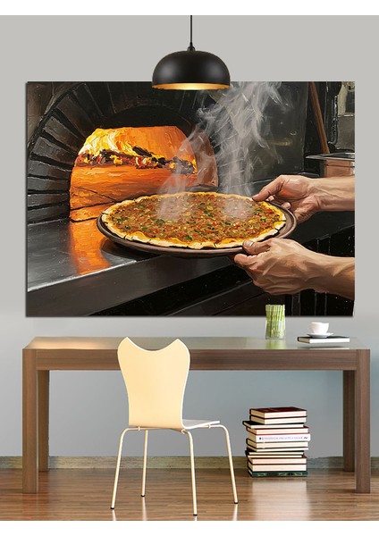 Lahmacun Fırını Dekoratif Kanvas - Mdf Ahşap Tablo fiyatları