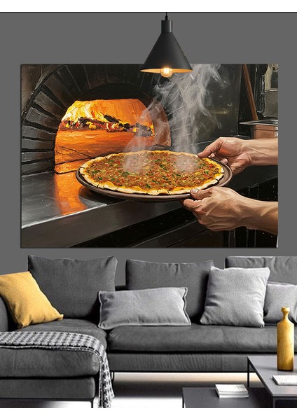 Lahmacun Fırını Dekoratif Kanvas - Mdf Ahşap Tablo indirimleri