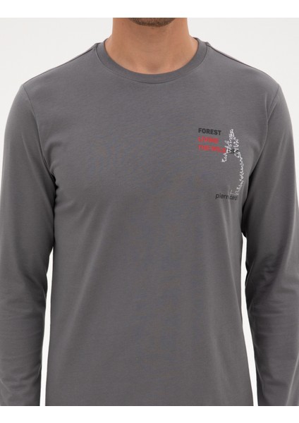 Erkek Koyu Gri Pijama Takımı 50322635-VR080