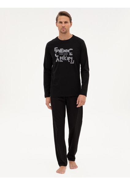 Erkek Siyah Pijama Takımı 50322652-001 fırsatları