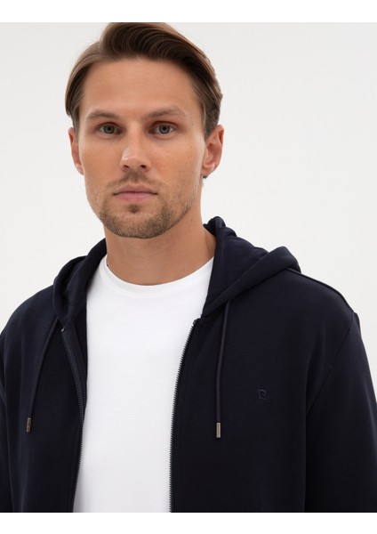 Erkek Lacivert Regular Fit Örme Hırka 50317656-VR033 fiyatları