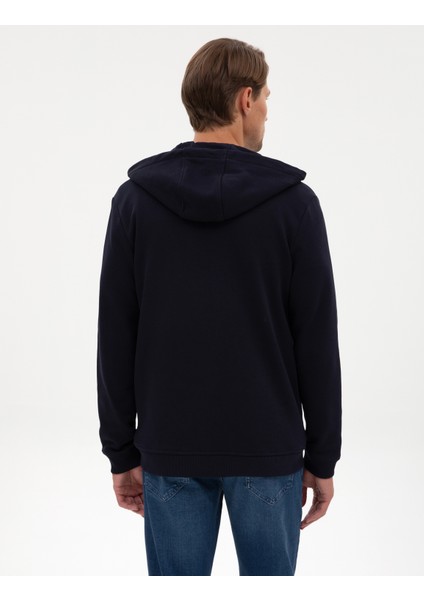 Erkek Lacivert Regular Fit Örme Hırka 50317656-VR033 indirimleri