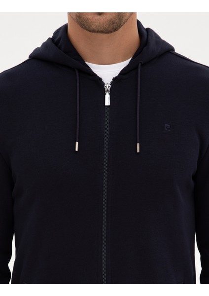 Erkek Lacivert Regular Fit Örme Hırka 50317656-VR033