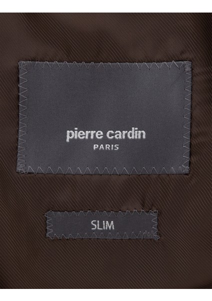 Erkek Kahverengi Slim Fit Ceket 50317671-VR029