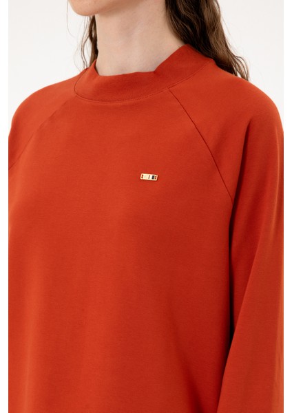 Kadın Kiremit Sweatshirt 50313610-VR031