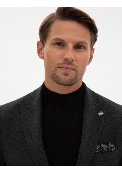 Erkek Antrasit Slim Fit Ceket 50317671-VR006 fiyatları