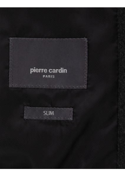 Erkek Antrasit Slim Fit Ceket 50317671-VR006