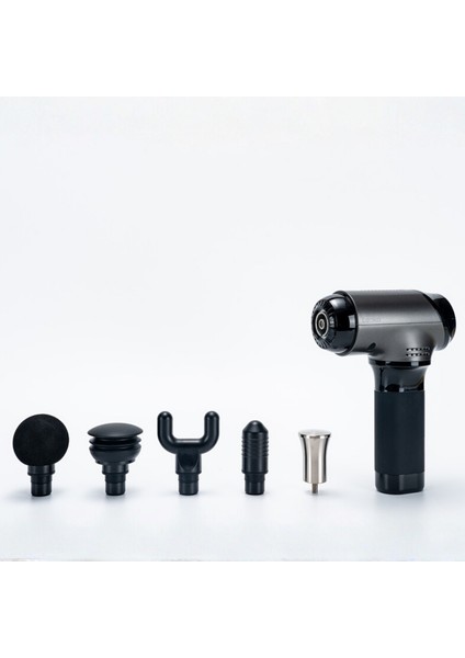 Siyah Beoka Şarjlı 5 Başlıklı 5 Kademeli Titreşimli Çantalı Profesyonel Masaj Tabancası Ql-Ti Pro-A indirimleri