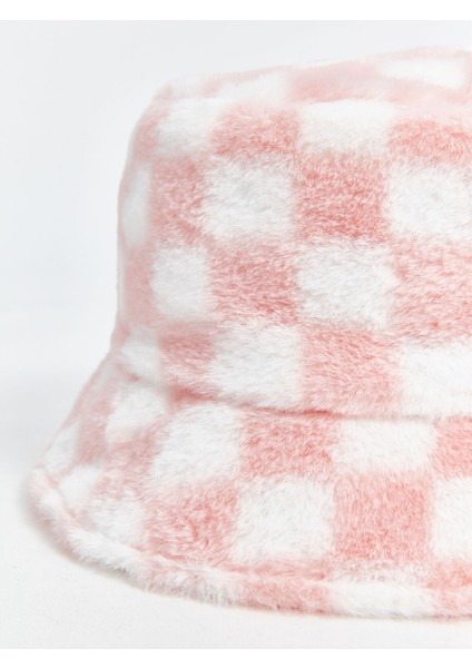 Yeni Sezon Ekose Desenli Kız Çocuk Bucket Şapka modelleri