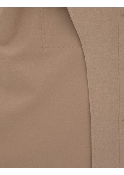 Erkek Bej Regular Fit Gömlek Ceket 50311561-VR011