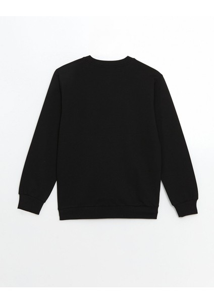 Yeni Sezon Bisiklet Yaka Baskılı Kız Çocuk Sweatshirt fiyatları