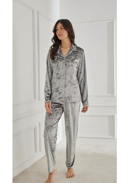 Jan Jan Kadife Pijama Takımı