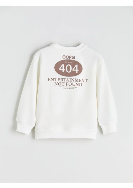 Yeni Sezon Bisiklet Yaka Kız Çocuk Sweatshirt indirimleri
