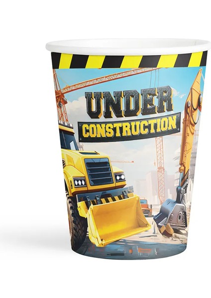 Inşaat Makineleri Karton Bardak 200ML