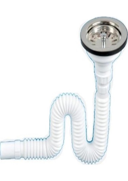 Çöpmak Tekli Sifon