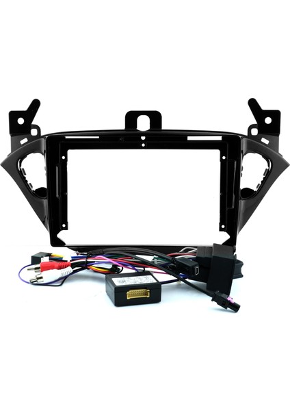 Opel Corsa E 2015-2019 9 Inch Çerçevesi - Soket-Canbus